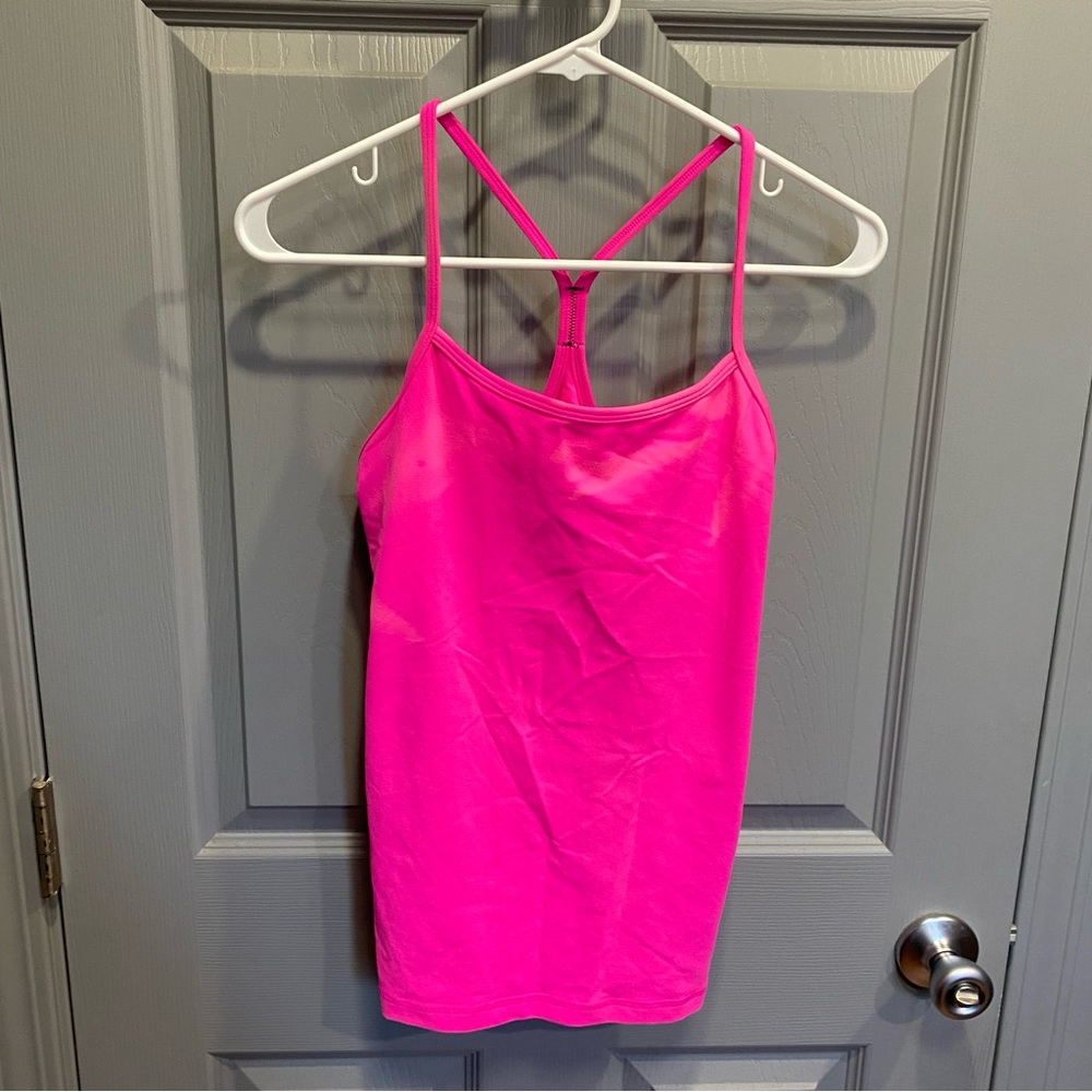 Lululemon Power Y Pink Tank - Size 8